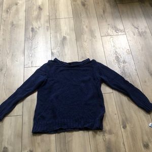 J Crew Navy Blue Sweater